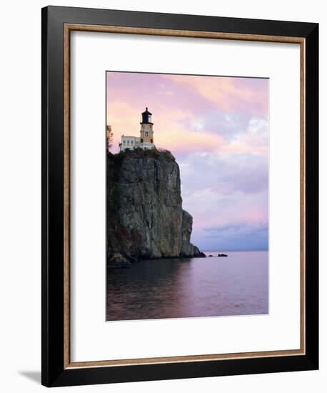 Split Rock Lighthouse on Lake Superior-Joseph Sohm-Framed Photographic Print