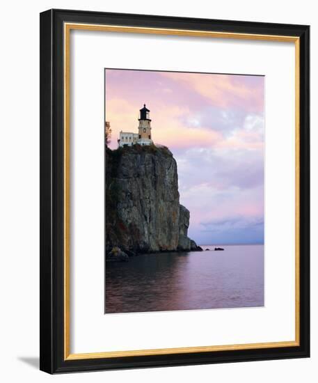 Split Rock Lighthouse on Lake Superior-Joseph Sohm-Framed Photographic Print