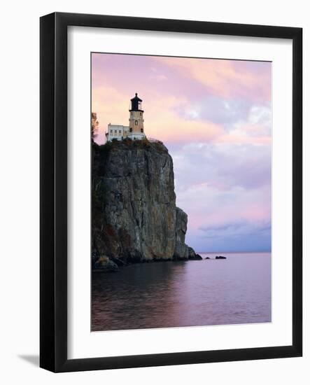 Split Rock Lighthouse on Lake Superior-Joseph Sohm-Framed Photographic Print