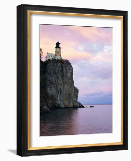 Split Rock Lighthouse on Lake Superior-Joseph Sohm-Framed Photographic Print