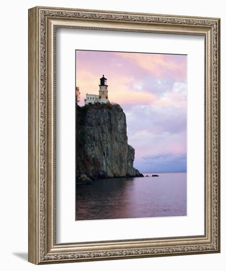 Split Rock Lighthouse on Lake Superior-Joseph Sohm-Framed Photographic Print