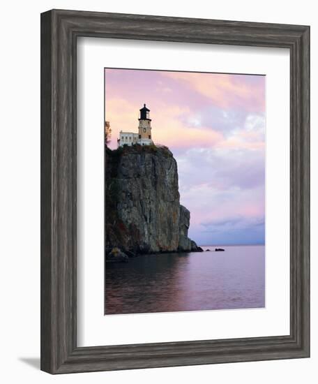 Split Rock Lighthouse on Lake Superior-Joseph Sohm-Framed Photographic Print