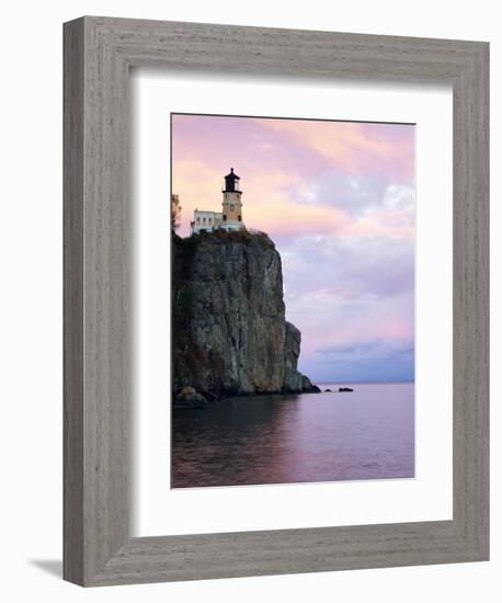 Split Rock Lighthouse on Lake Superior-Joseph Sohm-Framed Photographic Print