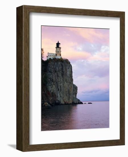 Split Rock Lighthouse on Lake Superior-Joseph Sohm-Framed Photographic Print