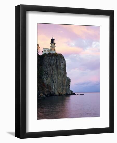 Split Rock Lighthouse on Lake Superior-Joseph Sohm-Framed Photographic Print