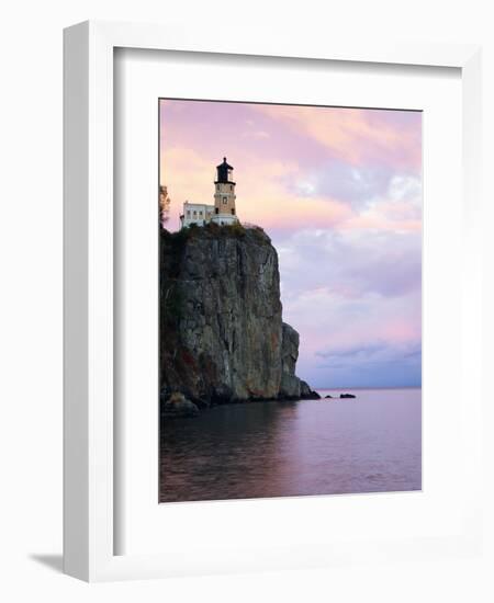 Split Rock Lighthouse on Lake Superior-Joseph Sohm-Framed Photographic Print