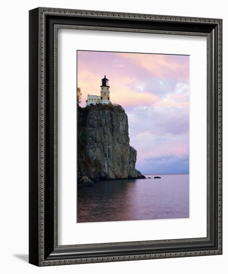 Split Rock Lighthouse on Lake Superior-Joseph Sohm-Framed Photographic Print