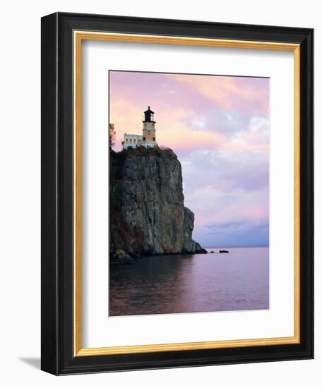 Split Rock Lighthouse on Lake Superior-Joseph Sohm-Framed Photographic Print