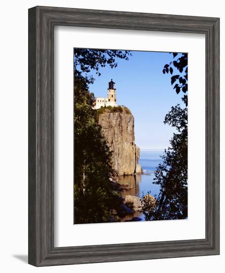 Split Rock Lighthouse, Two Harbors, Lake Superior, Minnesota-Peter Hawkins-Framed Photographic Print