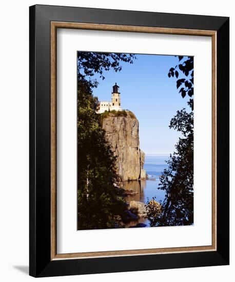 Split Rock Lighthouse, Two Harbors, Lake Superior, Minnesota-Peter Hawkins-Framed Photographic Print