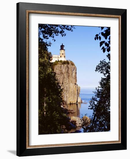 Split Rock Lighthouse, Two Harbors, Lake Superior, Minnesota-Peter Hawkins-Framed Photographic Print