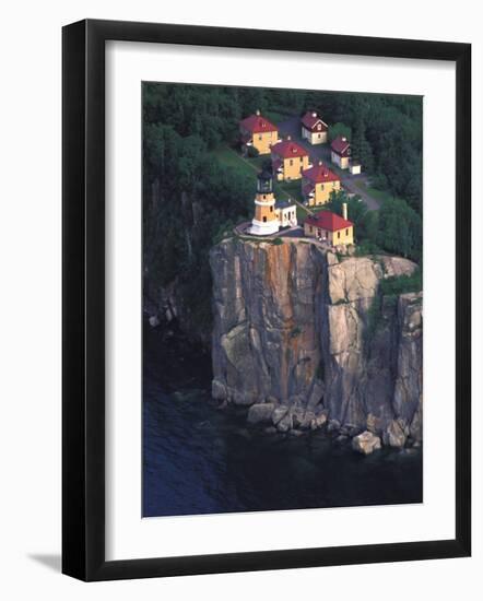 Split Rock Lighthouse, Two Harbors, Lake Superior, Minnesota-Peter Hawkins-Framed Photographic Print
