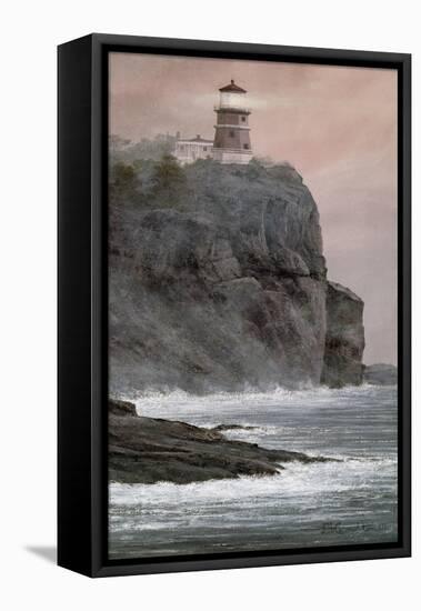 Split Rock Lighthouse-David Knowlton-Framed Premier Image Canvas