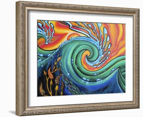 Split-Martin Nasim-Framed Giclee Print