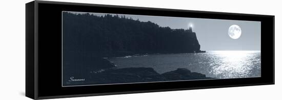 Splitrock Lighthouse Horizontal-Gordon Semmens-Framed Premier Image Canvas