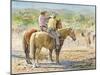 Splitting the Herd-LaVere Hutchings-Mounted Giclee Print