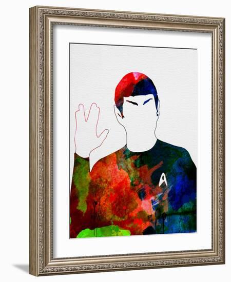 Spock Watercolor-Lora Feldman-Framed Art Print