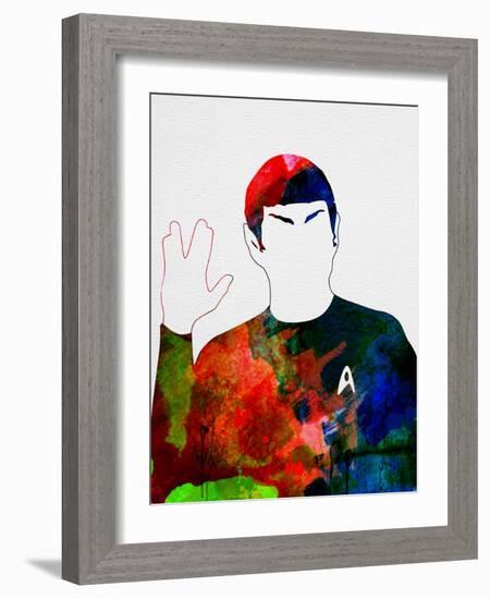 Spock Watercolor-Lora Feldman-Framed Art Print