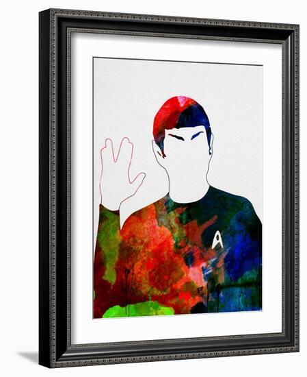 Spock Watercolor-Lora Feldman-Framed Art Print