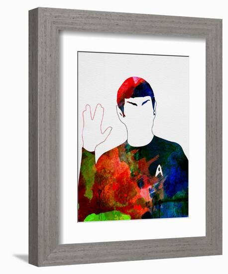 Spock Watercolor-Lora Feldman-Framed Art Print