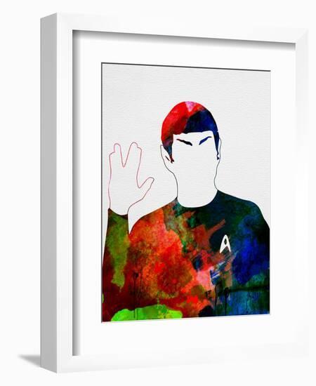 Spock Watercolor-Lora Feldman-Framed Art Print