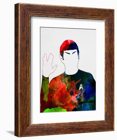 Spock Watercolor-Lora Feldman-Framed Premium Giclee Print