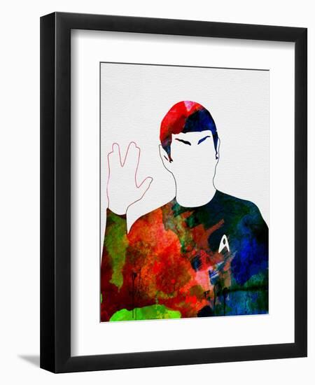 Spock Watercolor-Lora Feldman-Framed Premium Giclee Print