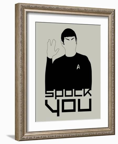 Spock You-David Brodsky-Framed Art Print