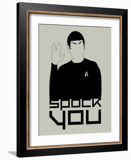 Spock You-David Brodsky-Framed Art Print