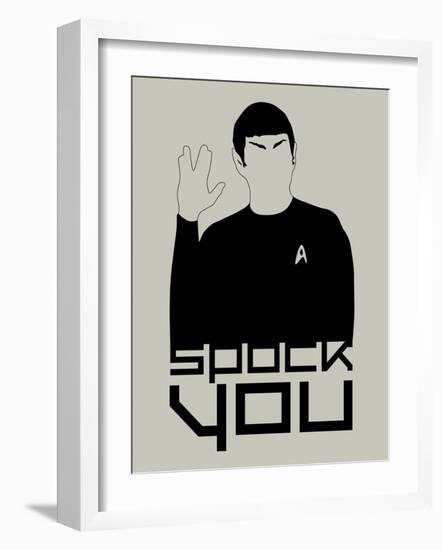 Spock You-David Brodsky-Framed Art Print