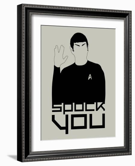 Spock You-David Brodsky-Framed Art Print