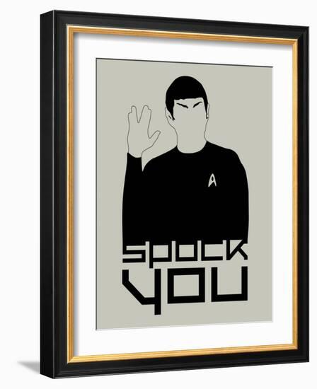 Spock You-David Brodsky-Framed Art Print