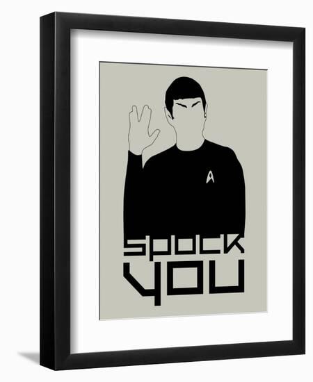 Spock You-David Brodsky-Framed Art Print