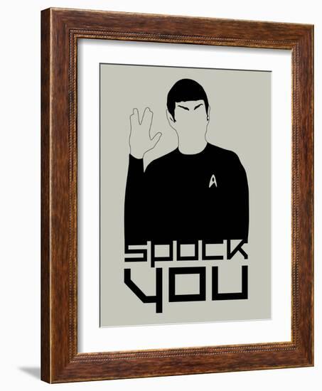 Spock You-David Brodsky-Framed Art Print