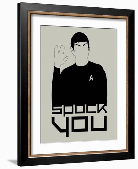 Spock You-David Brodsky-Framed Art Print