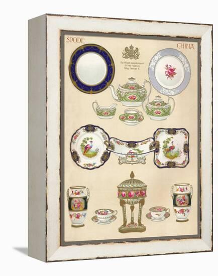 Spode China: Wtcopeland and Sons, Stoke-On-Trent, 18th Century, (1913)-null-Framed Premier Image Canvas