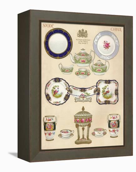 Spode China: Wtcopeland and Sons, Stoke-On-Trent, 18th Century, (1913)-null-Framed Premier Image Canvas