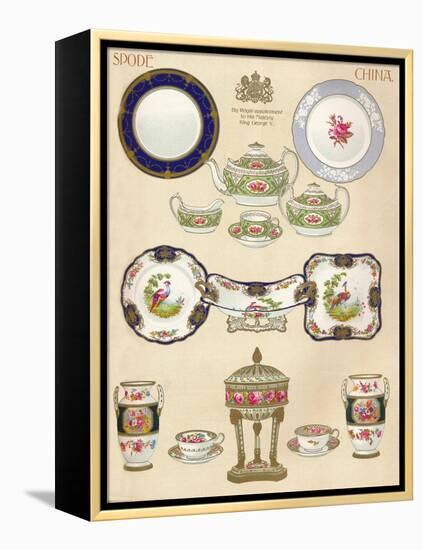 Spode China: Wtcopeland and Sons, Stoke-On-Trent, 18th Century, (1913)-null-Framed Premier Image Canvas