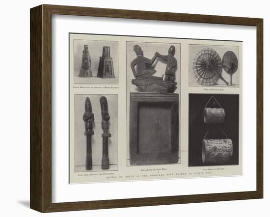 Spoils of Benin in the Horniman Free Museum at Forest Hill-null-Framed Giclee Print