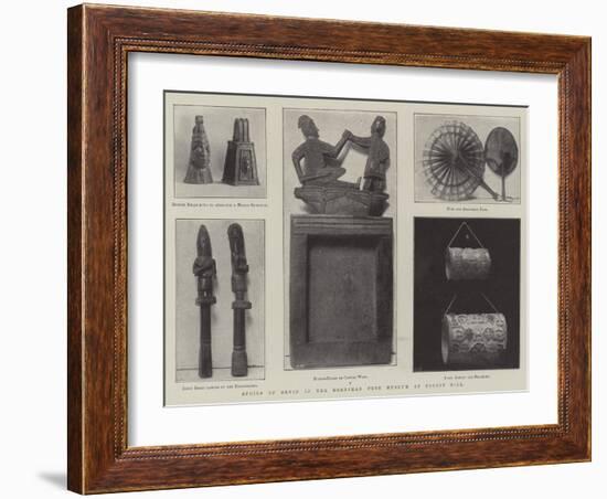 Spoils of Benin in the Horniman Free Museum at Forest Hill-null-Framed Giclee Print