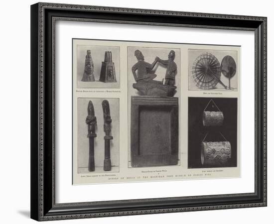 Spoils of Benin in the Horniman Free Museum at Forest Hill-null-Framed Giclee Print