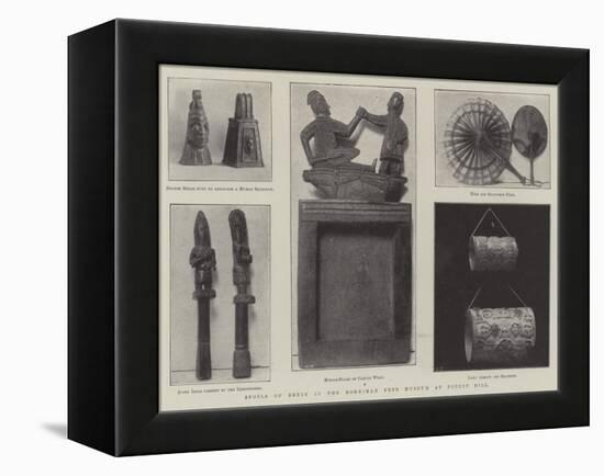 Spoils of Benin in the Horniman Free Museum at Forest Hill-null-Framed Premier Image Canvas