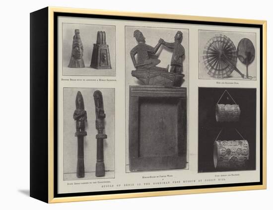 Spoils of Benin in the Horniman Free Museum at Forest Hill-null-Framed Premier Image Canvas