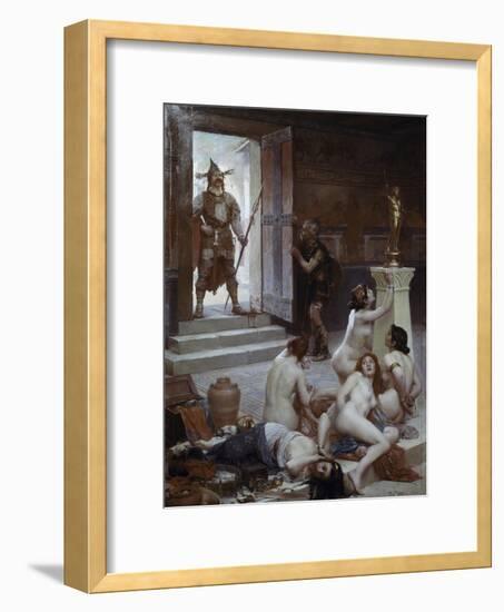 Spoils of the Battle, c.1893-Paul Joseph Jamin-Framed Giclee Print