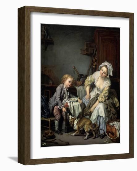 Spoilt Child, 1765-Jean-Baptiste Greuze-Framed Giclee Print