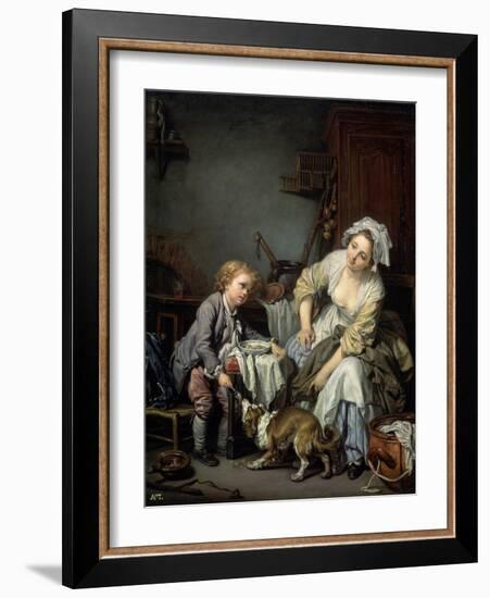 Spoilt Child, 1765-Jean-Baptiste Greuze-Framed Giclee Print