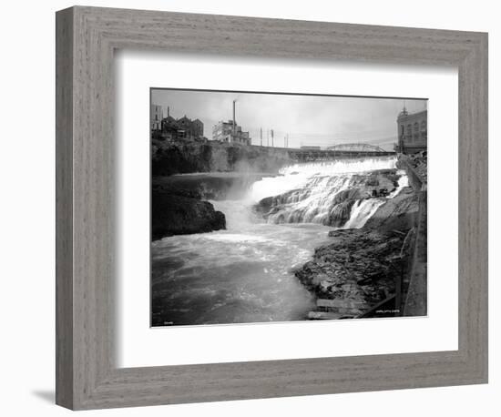 Spokane Falls, 1911-Asahel Curtis-Framed Giclee Print