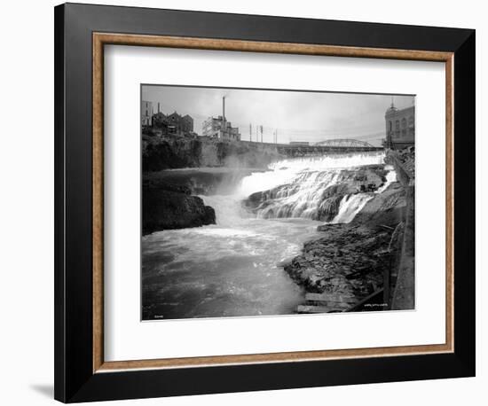 Spokane Falls, 1911-Asahel Curtis-Framed Giclee Print