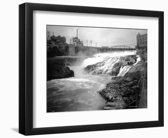 Spokane Falls, 1911-Asahel Curtis-Framed Giclee Print