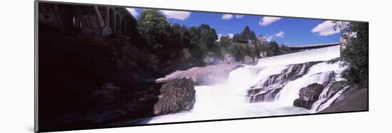 Spokane Falls at Spokane River, Spokane, Washington State, USA-null-Mounted Photographic Print